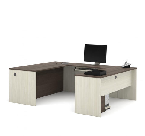 72W U-Shaped Executive Desk with Pedestal