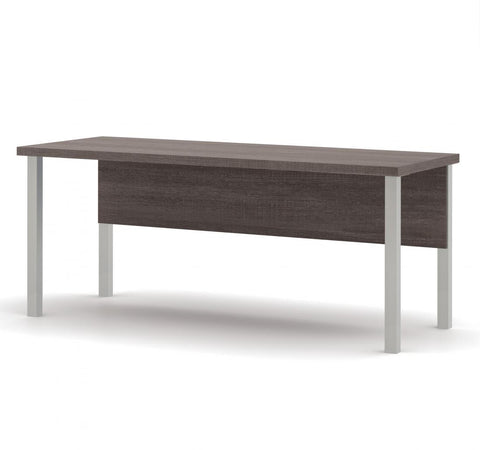 72W Table Desk with Square Metal Legs