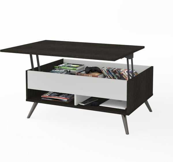 37“ Lift-Top coffee Table with metal legs