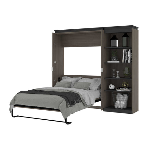 Full Murphy Bed with Shelves (91W)