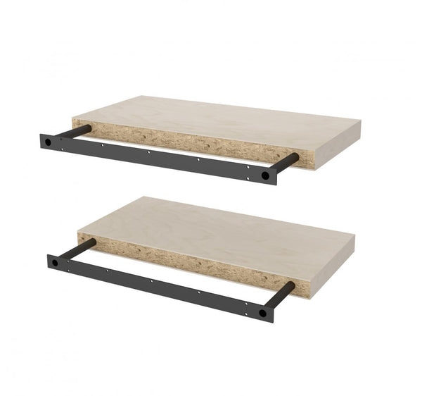 Set of 24W x 12D Floating Shelves