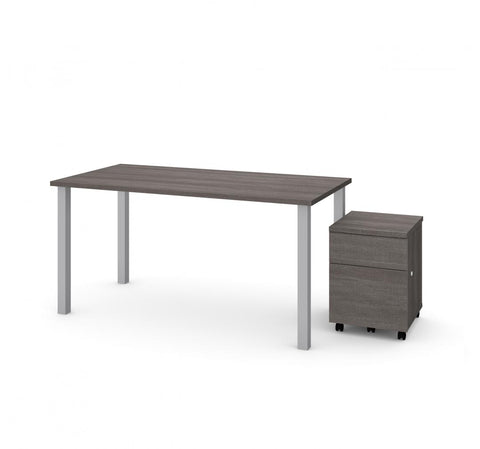 60W x 30D Table Desk with Mobile Pedestal