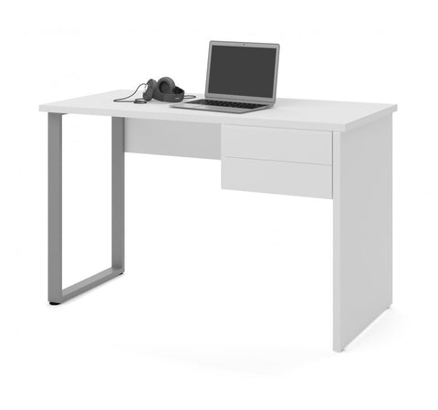 48W Small Table Desk with U-Shaped Metal Leg