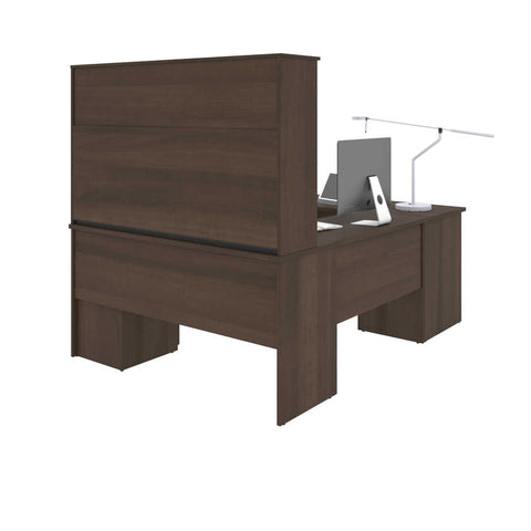 U or L-Shaped Desk with Hutch