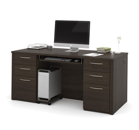 66W Executive Desk with Two Pedestals