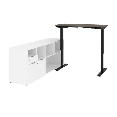 72W L-Shaped Standing Desk