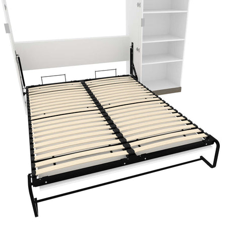 Queen Murphy Bed with Shelves (97W)