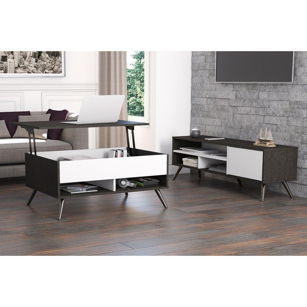 2-Piece set including a lift-top coffee table and a TV stand