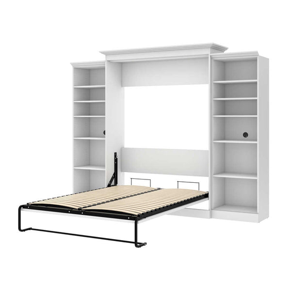 Queen Murphy Bed and 2 Closet Organizers (115W)