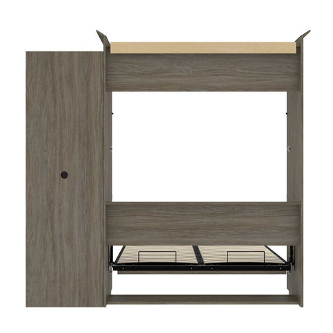 Queen Murphy Bed with Shelves (92W)