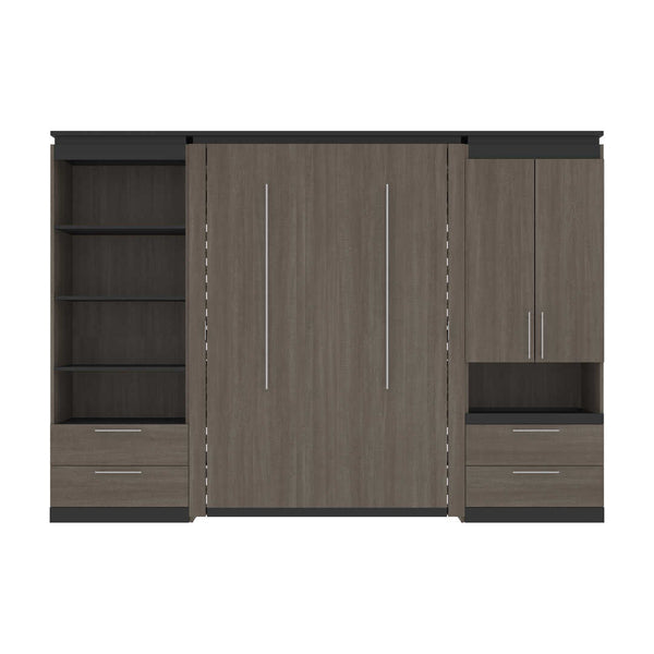 Full Murphy Bed and Multifunctional Storage with Drawers (119W)