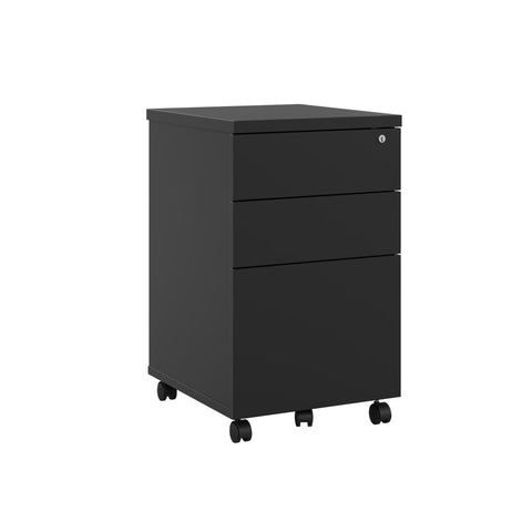 16W Assembled Mobile Pedestal with 3 Drawers