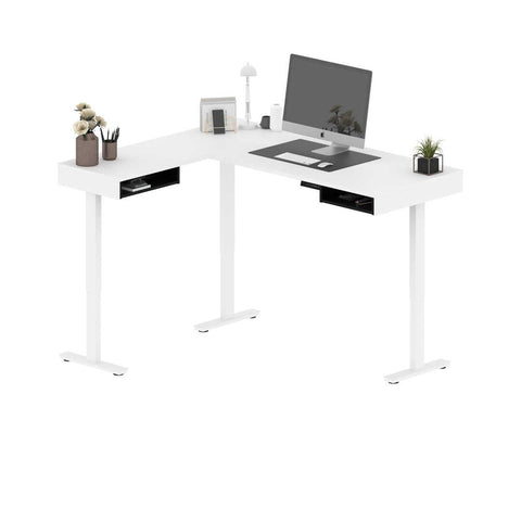 72W L-Shaped Standing Desk