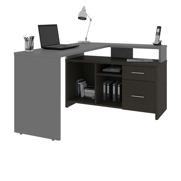 56W L-Shaped Desk