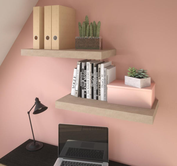 Set of 24W x 12D Floating Shelves