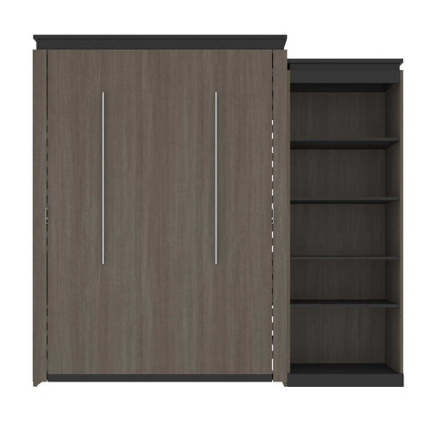 Queen Murphy Bed with Shelves (97W)