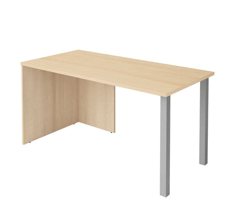 60W Table Desk with Two Metal Legs