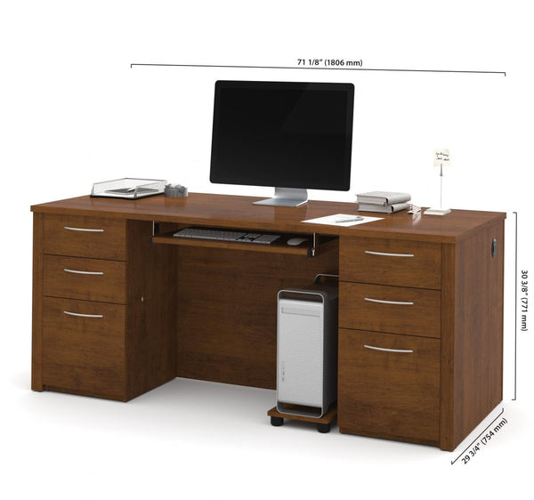 72W Executive Desk with Two Pedestals