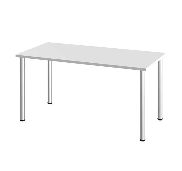 60W Table Desk with Round Metal Legs