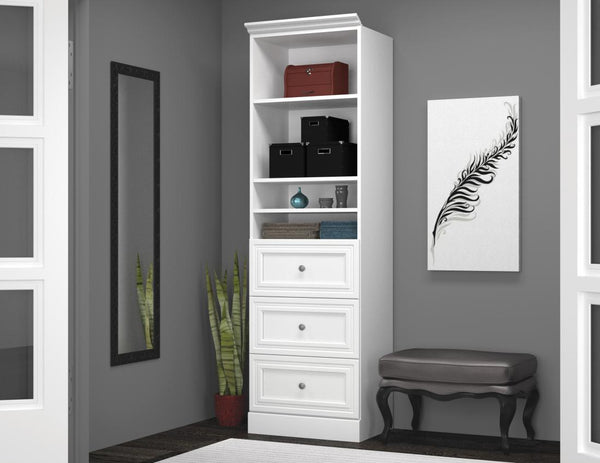 25W Closet Organizer with Drawers