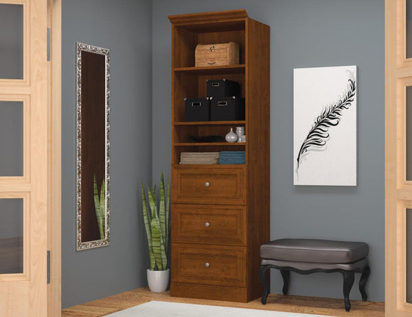 25W Closet Organizer with Drawers