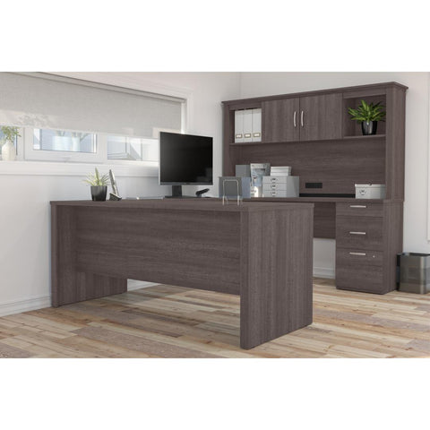 U or L-Shaped Desk with Hutch