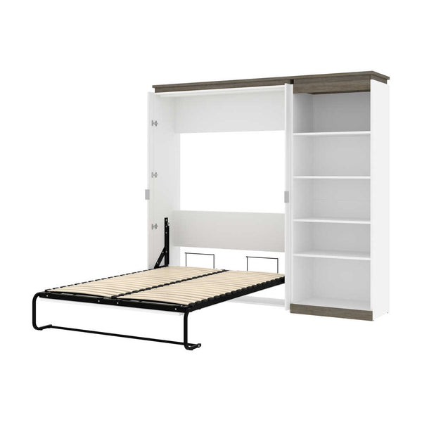 Full Murphy Bed with Shelves (91W)