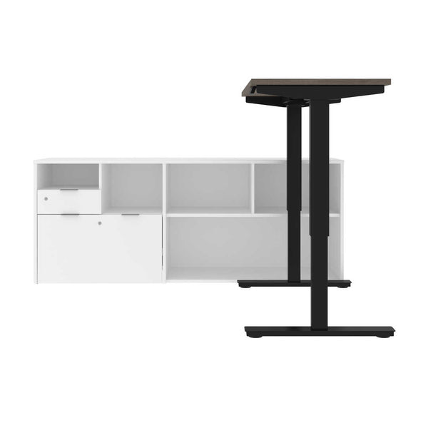 72W L-Shaped Standing Desk