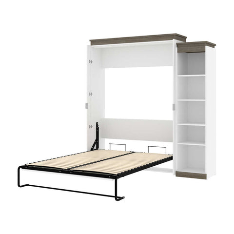 Queen Murphy Bed with Shelves (87W)