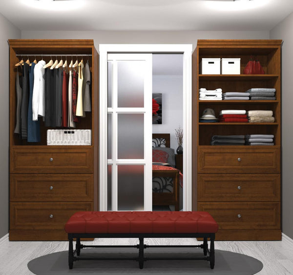 72W Closet Organizer with Drawers