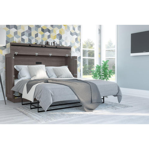 66W Queen Cabinet Bed with Mattress