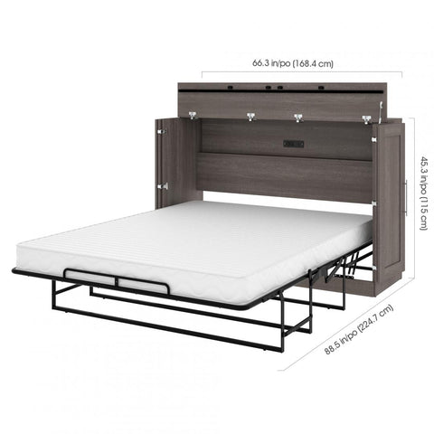 66W Queen Cabinet Bed with Mattress