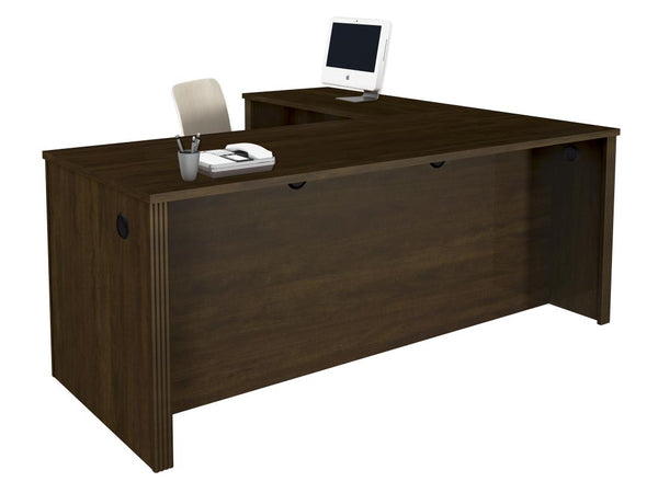 L-Shaped Desk with Pedestal