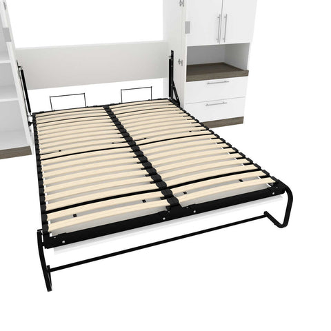 Full Murphy Bed with Multifunctional Storage (119W)