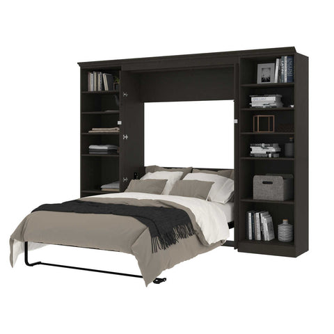 Full Murphy Bed with Bookshelves (114W)