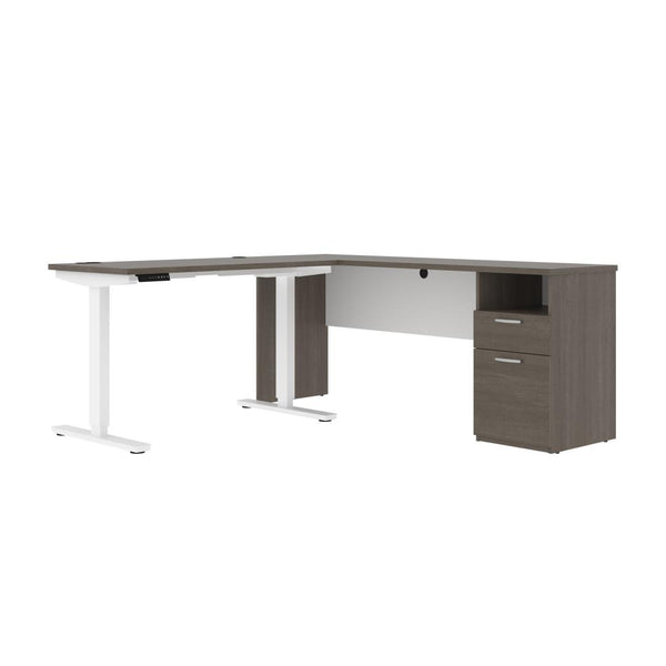 72W L-Shaped Electric Standing Desk