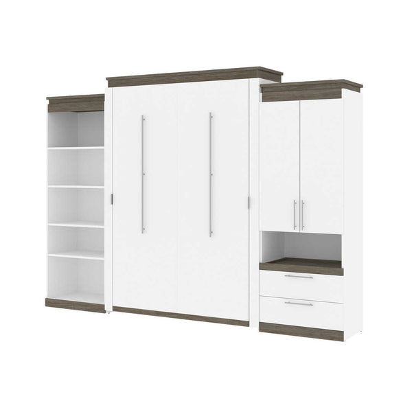 Queen Murphy Bed with Multifunctional Storage (125W)