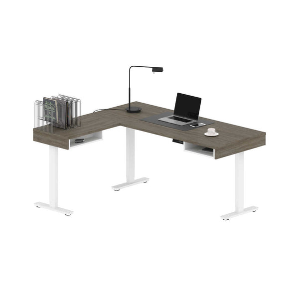 72W L-Shaped Standing Desk