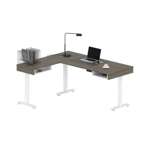 72W L-Shaped Standing Desk