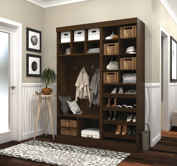 61” Mudroom Storage Unit with Bench