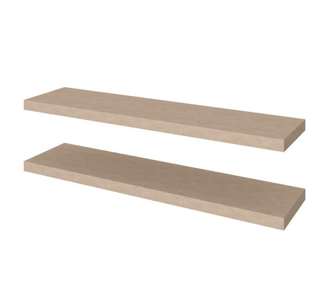 Set of 48W x 12D Floating Shelves