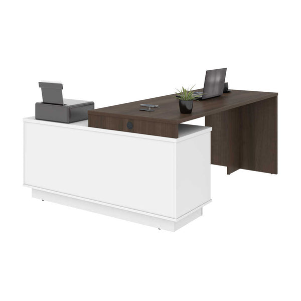 72W L-Shaped Desk