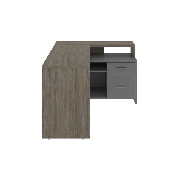 56W L-Shaped Desk