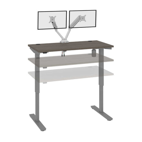 48W x 24D Standing Desk with Dual Monitor Arm