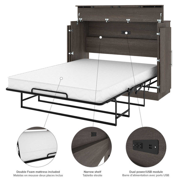 60W Full Cabinet Bed with Mattress