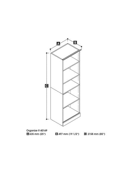 25W Closet Organizer