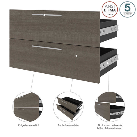 2 Drawer Set for 30W Tall Storage Shelf