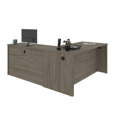 L-Shaped Desk with Pedestal