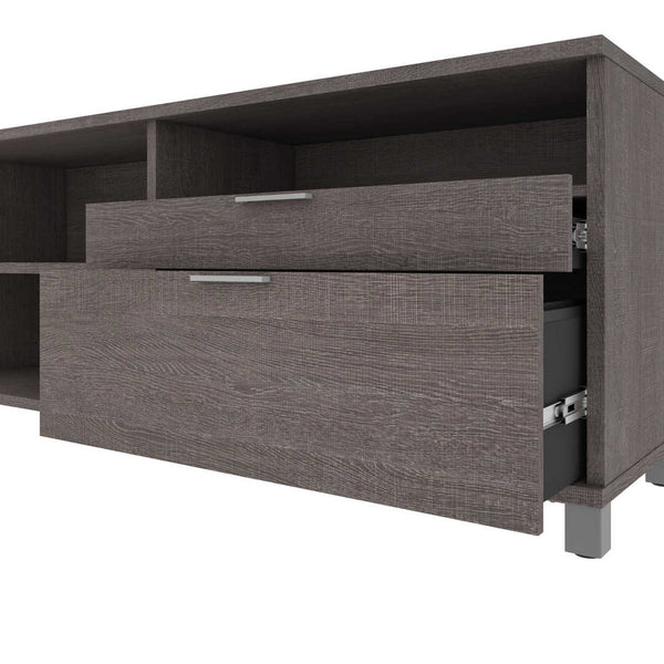 72W Credenza with 2 Drawers