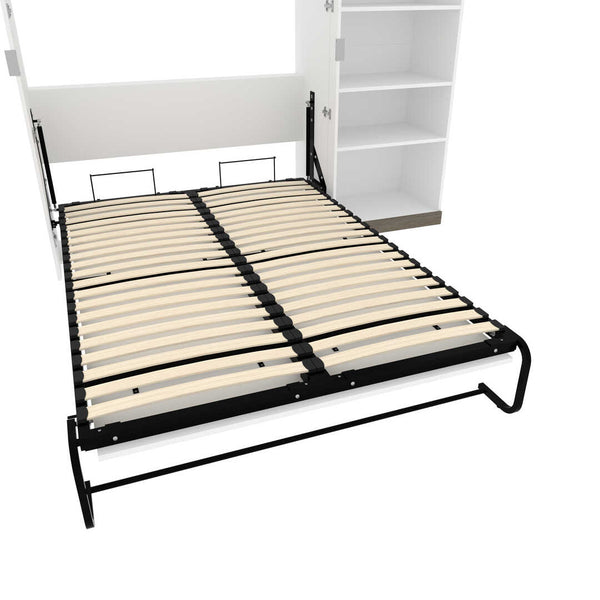 Full Murphy Bed with Shelves (91W)